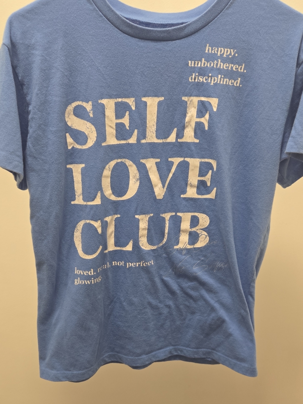 Self Love Club Graphic T-Shirt - Blue